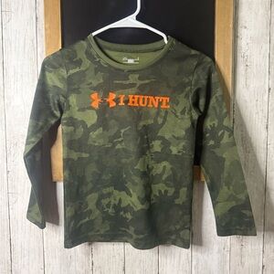 Kids Under Armour Long sleeve Size 4-7 I Hunt Shirt
